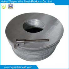 High Mesh Stainless Steel Wire Mesh for Filter Disc